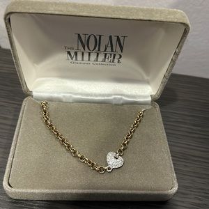 The Nolan Miller Glamour Collection Gold ankle bracelet